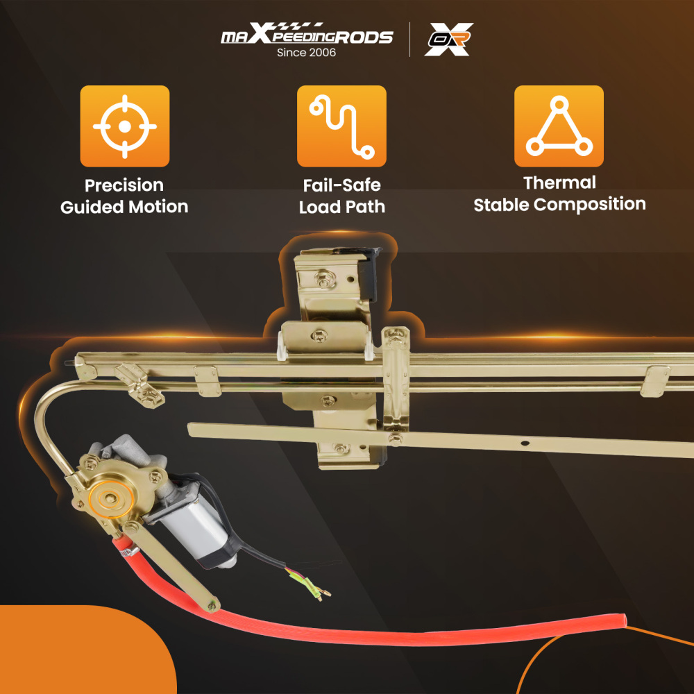 Universale 2 Door Flat Glass Electric Power Window Kit Hot Rod Street Rod