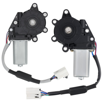 2X Front LeftRight Window Motors For 03-07 compatible for Infiniti G35 03-09 compatible for Nissan 350Z