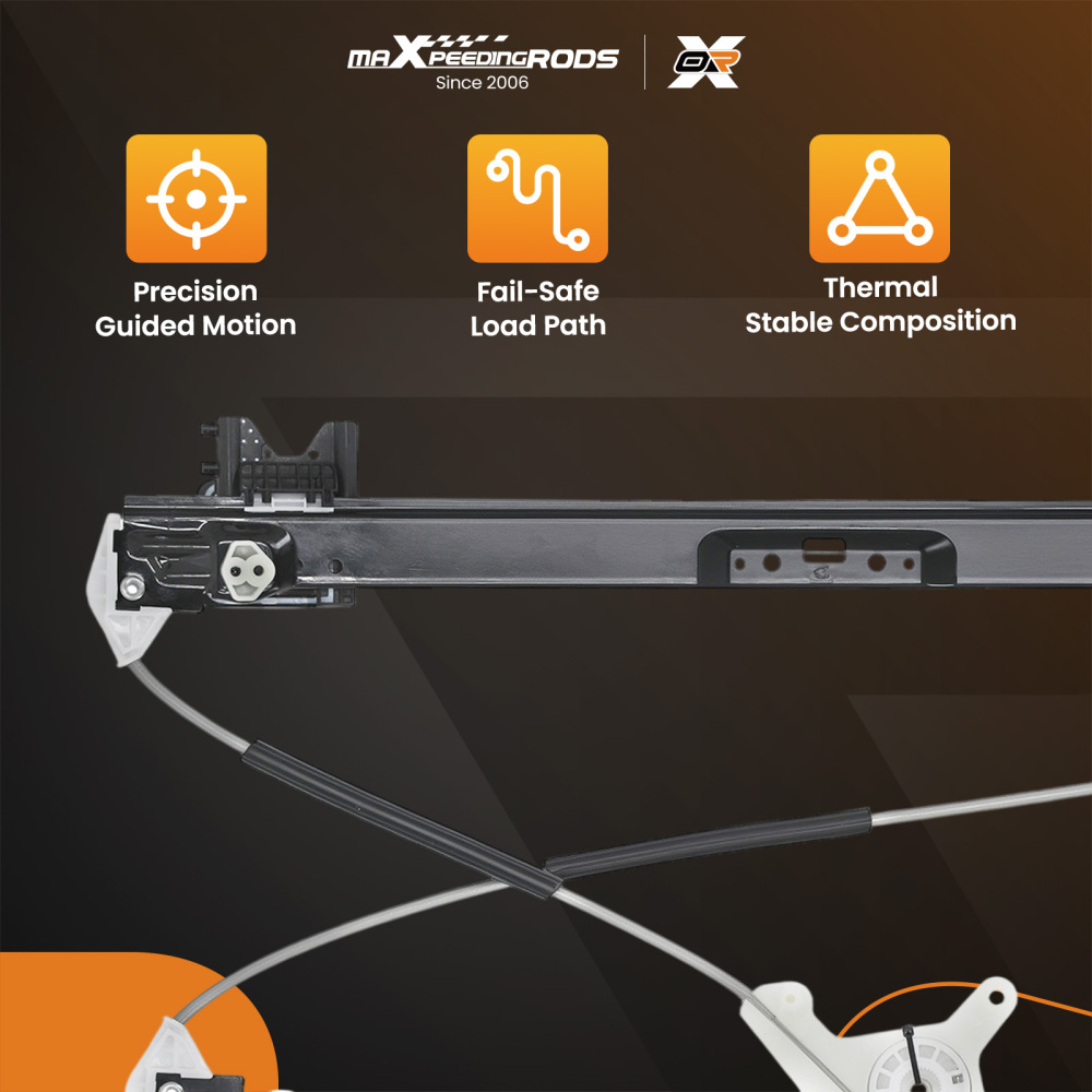 Rear Right Window Regulator compatible for Land Rover Range Sport L494 13-23 All Engine SUV