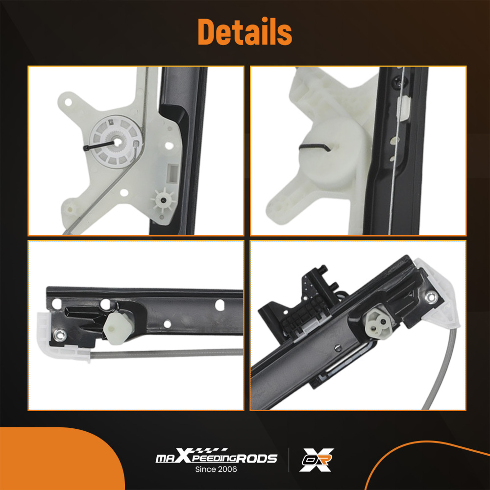 Rear Right Window Regulator compatible for Land Rover Range Sport L494 13-23 All Engine SUV