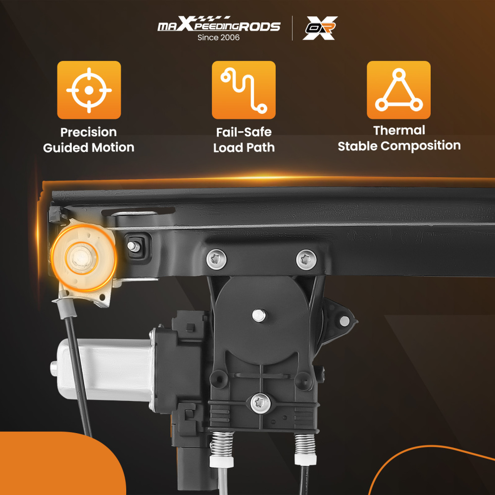 1X FRONT LEFT WINDOW REGULATOR W/ MOTOR PASSENGER SIDE compatible for JAGUAR XF C2Z31201