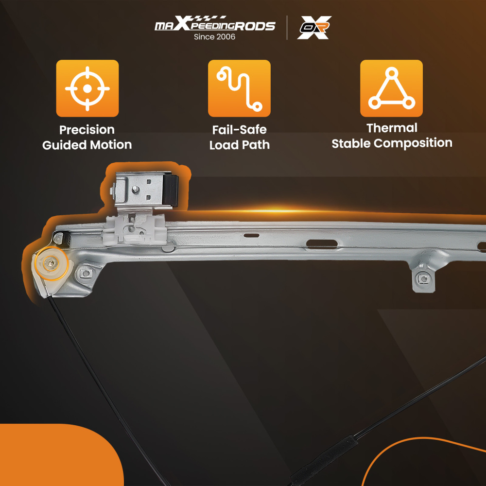 Pair Front Window Regulators compatible for Escalade/Tahoe/Yukon 00-06 w/Motor Left Right