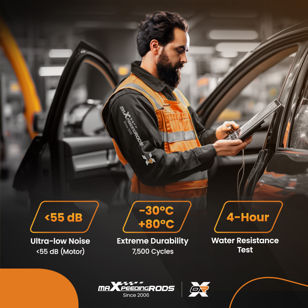 Pair Front Window Regulators compatible for Escalade/Tahoe/Yukon 00-06 w/Motor Left Right