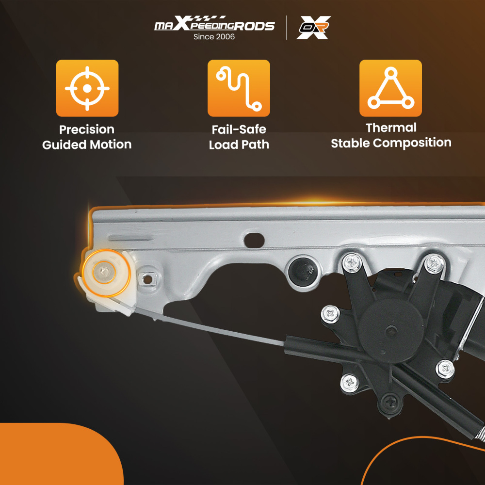 Window Regulator Assembly compatible for GMC Sierra 1500 2500 3500 Classic 2007 741645