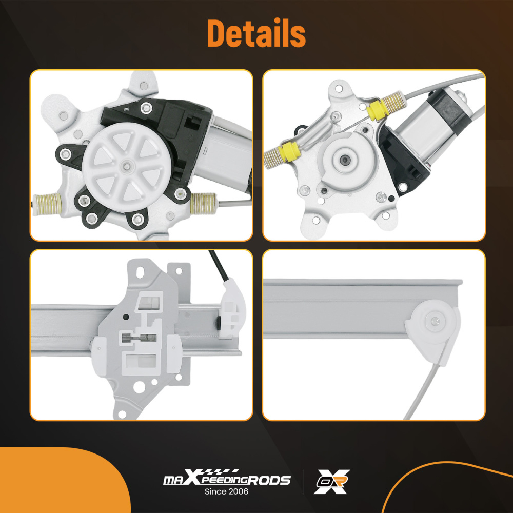 Front Right Power Window Lifter compatible for Nissan Frontier 1998-2004 741-680