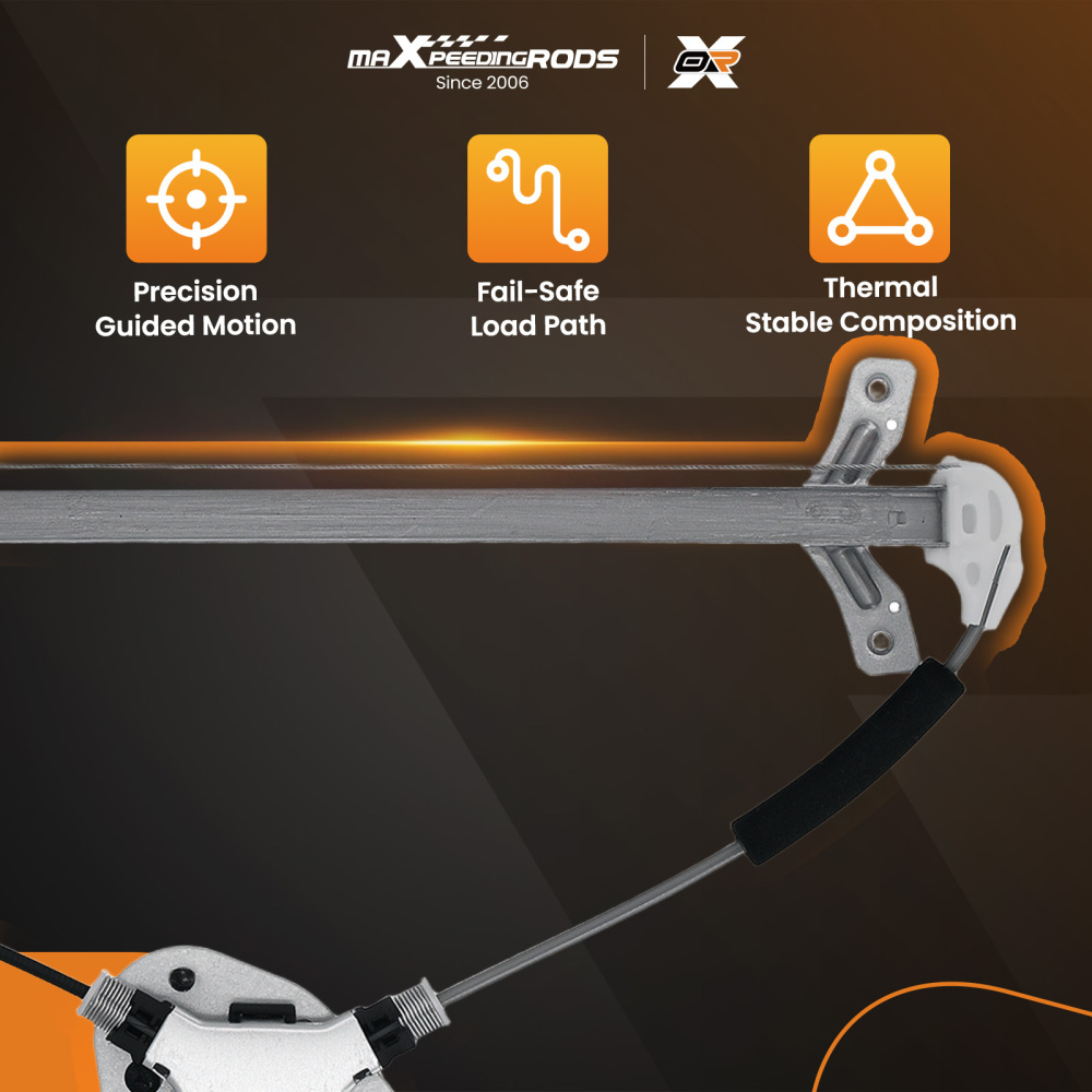 Power Window Regulator w/Motor RR compatible for Honda Accord 2003-07 72710-SDA-A01