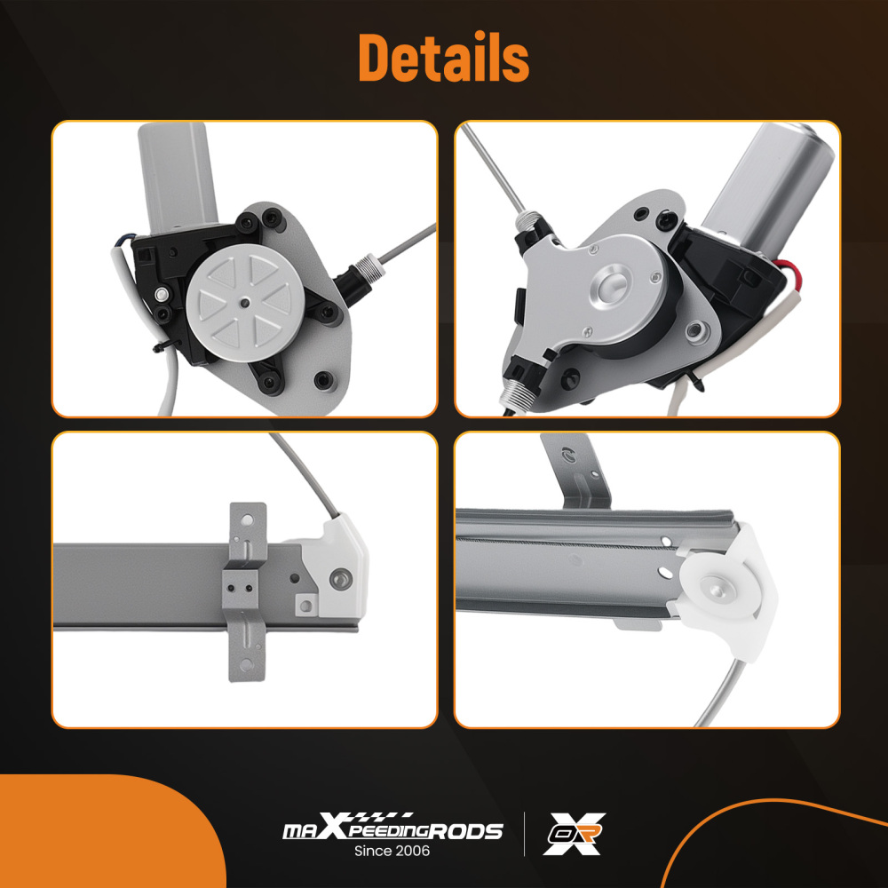 Front Passenger Window Regulator Assembly compatible for Honda Element 2003-2011