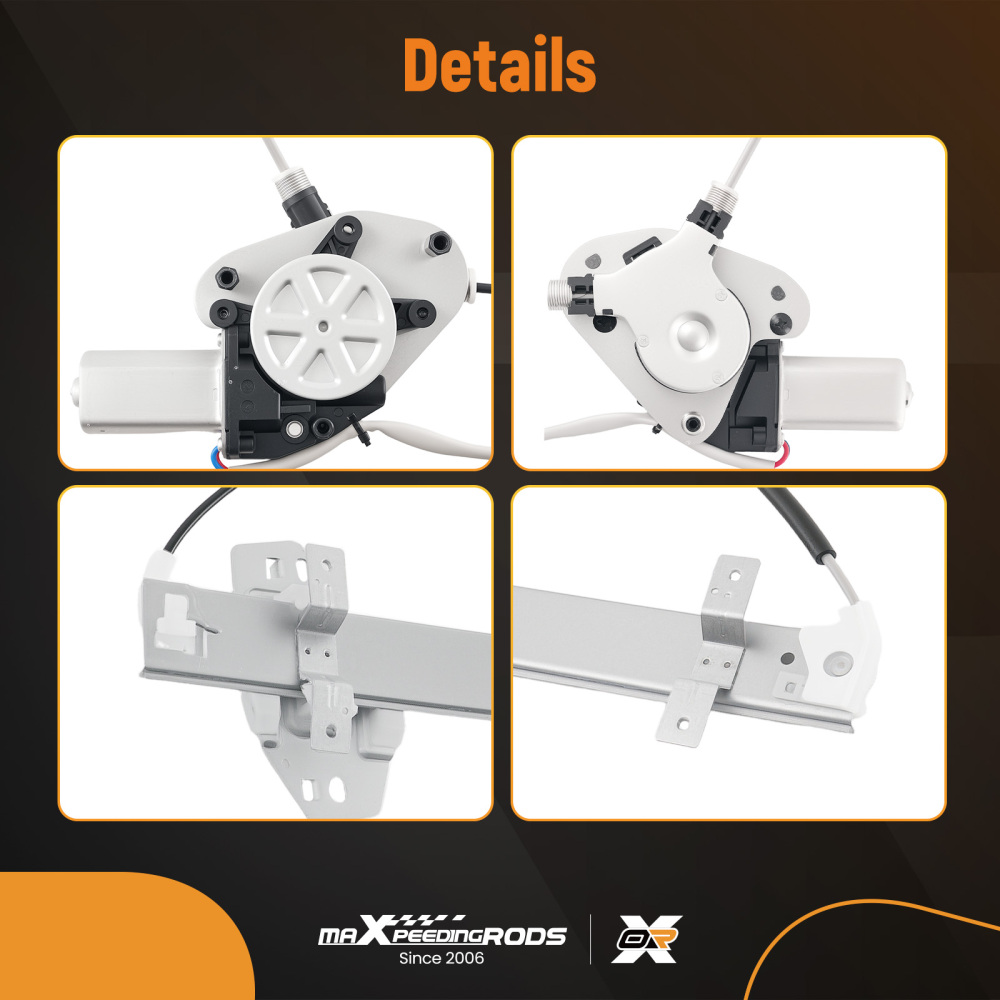 Power Window Lifter Assembly compatible for Acura MDX 01-06 Rear Right 748-559