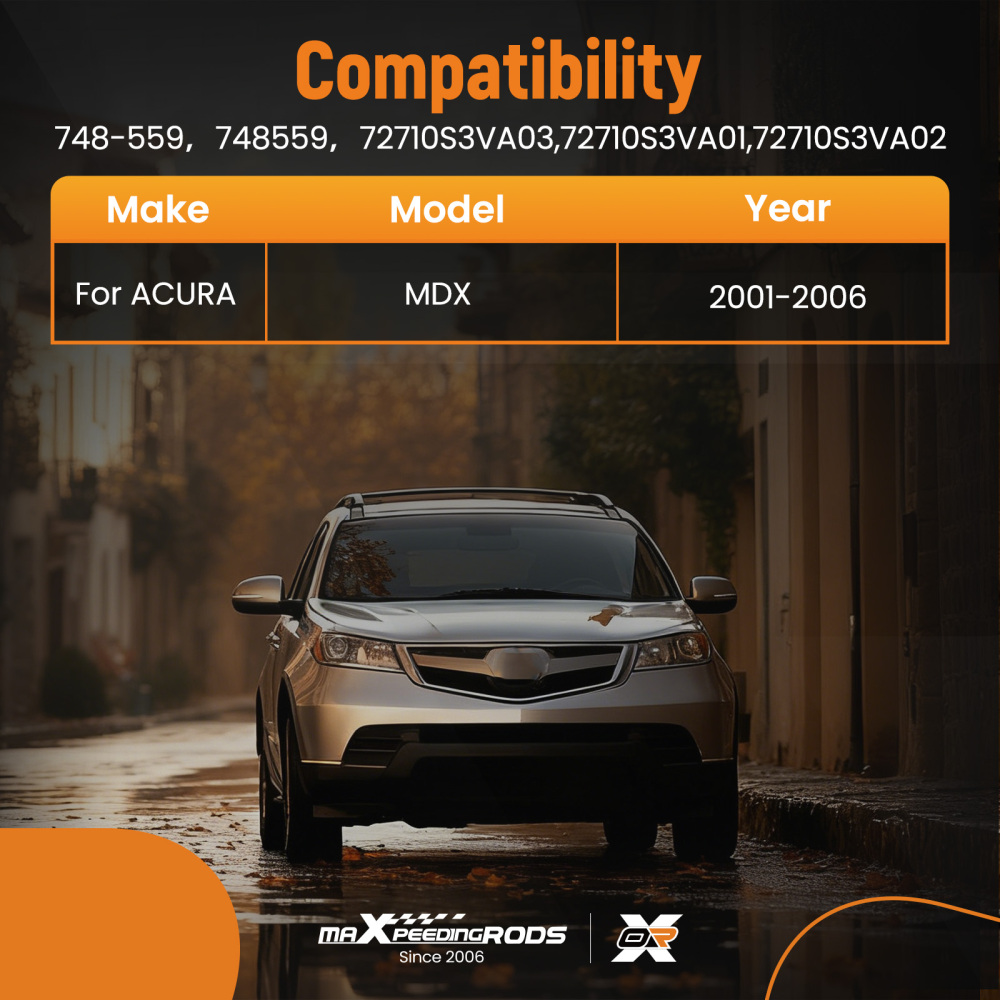 Power Window Lifter Assembly compatible for Acura MDX 01-06 Rear Right 748-559