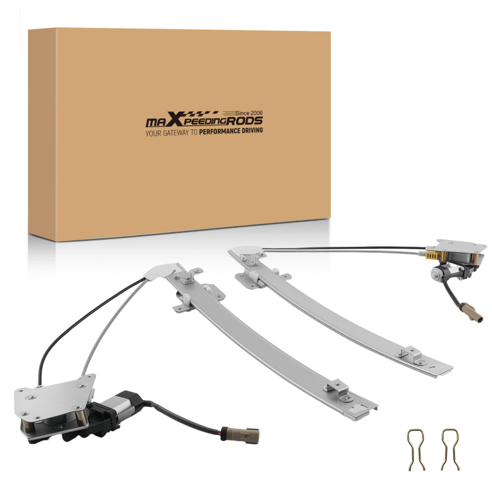 2x Rear Left Right Electric Window Regulator w/Motor compatible for Jeep Liberty 2002-2007