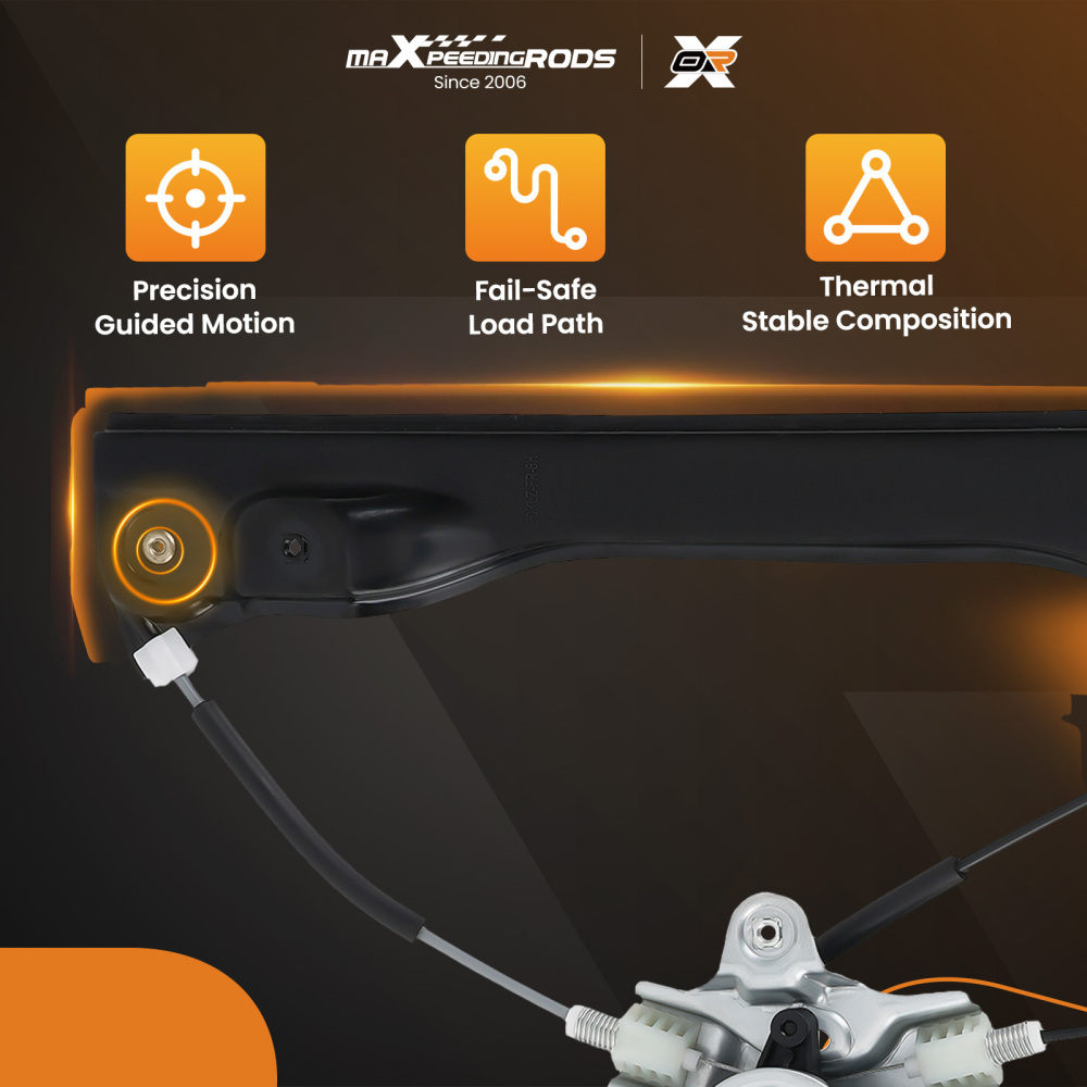 MXR Front Right Passenger Window Regulator w/ Motor compatible for Chevrolet Cruze 12-15