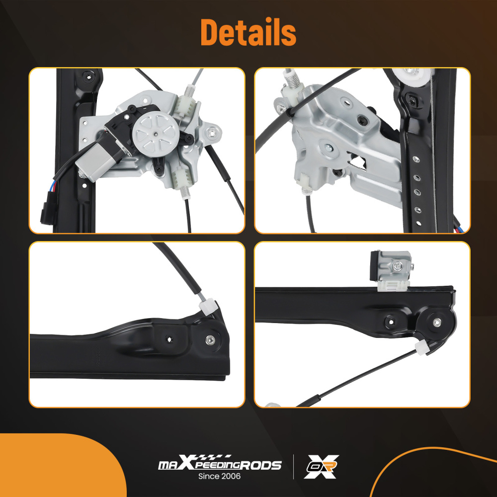 MXR Front Right Passenger Window Regulator w/ Motor compatible for Chevrolet Cruze 12-15