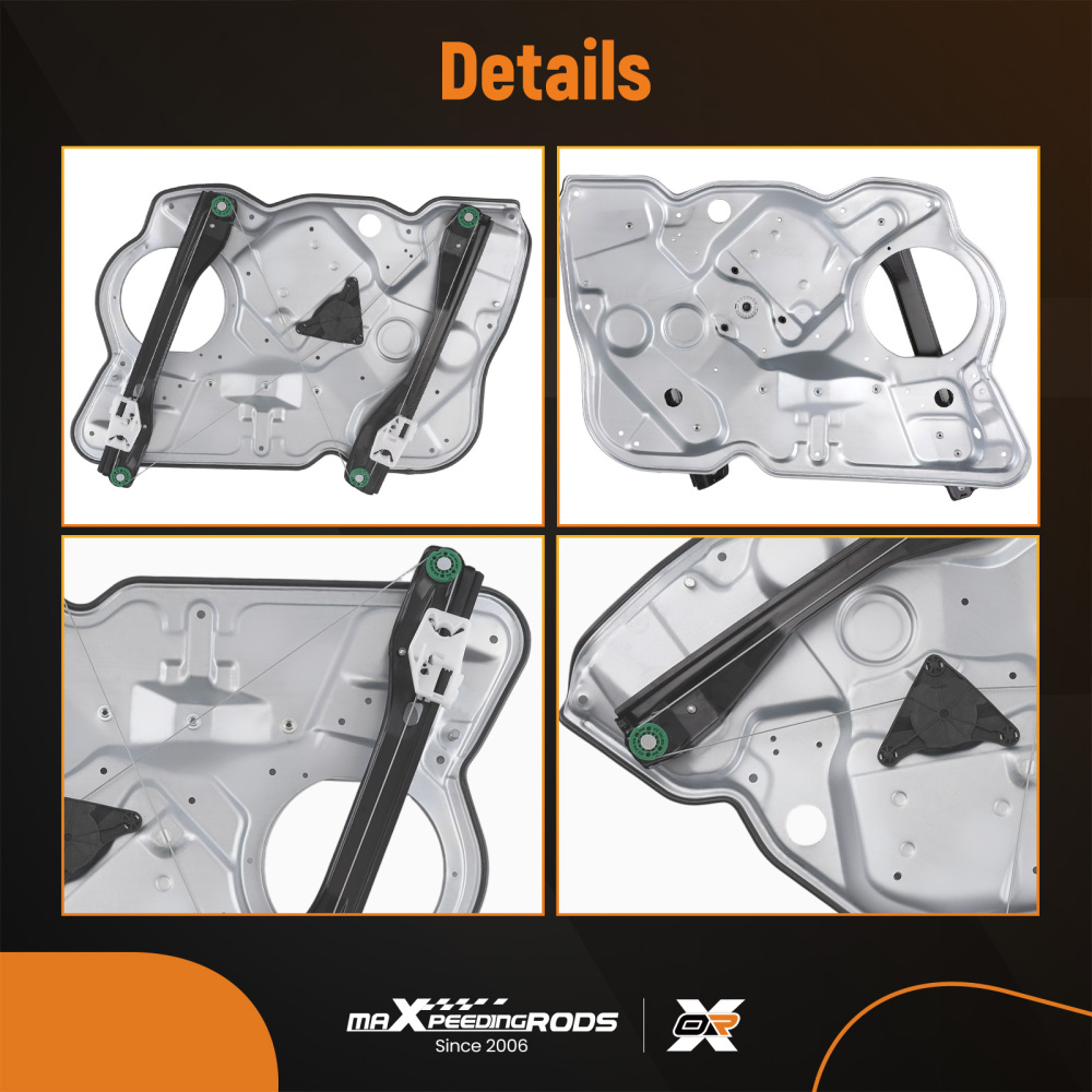 Door Window Regulator FL compatible for Skoda Octavia 1Z3 1Z5 2004-2013 1Z1837461