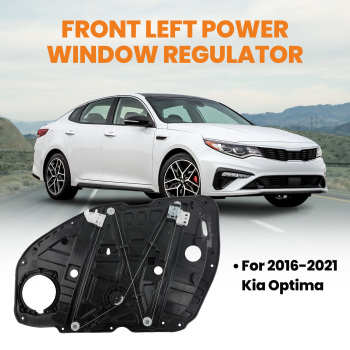 Front Power Window Regulator Panel Left Driver compatible for KIA Optima 2016-2017-2021