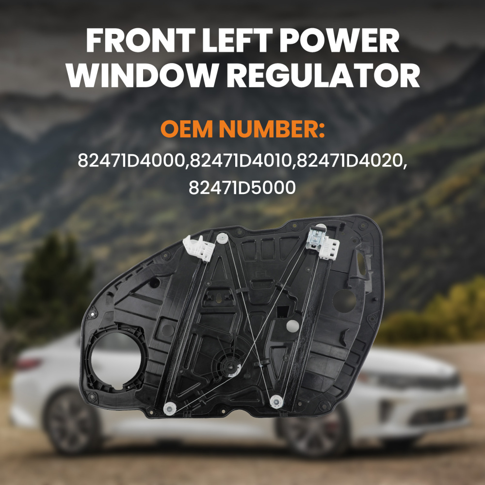 Front Power Window Regulator Panel Left Driver compatible for KIA Optima 2016-2017-2021