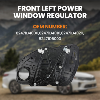 Front Power Window Regulator Panel Left Driver compatible for KIA Optima 2016-2017-2021