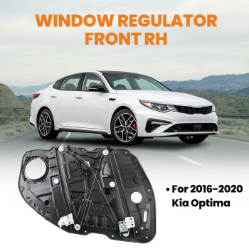 Front Right Passenger Door Window Regulator compatible for KIA Optima 2016-2020 82481D4000