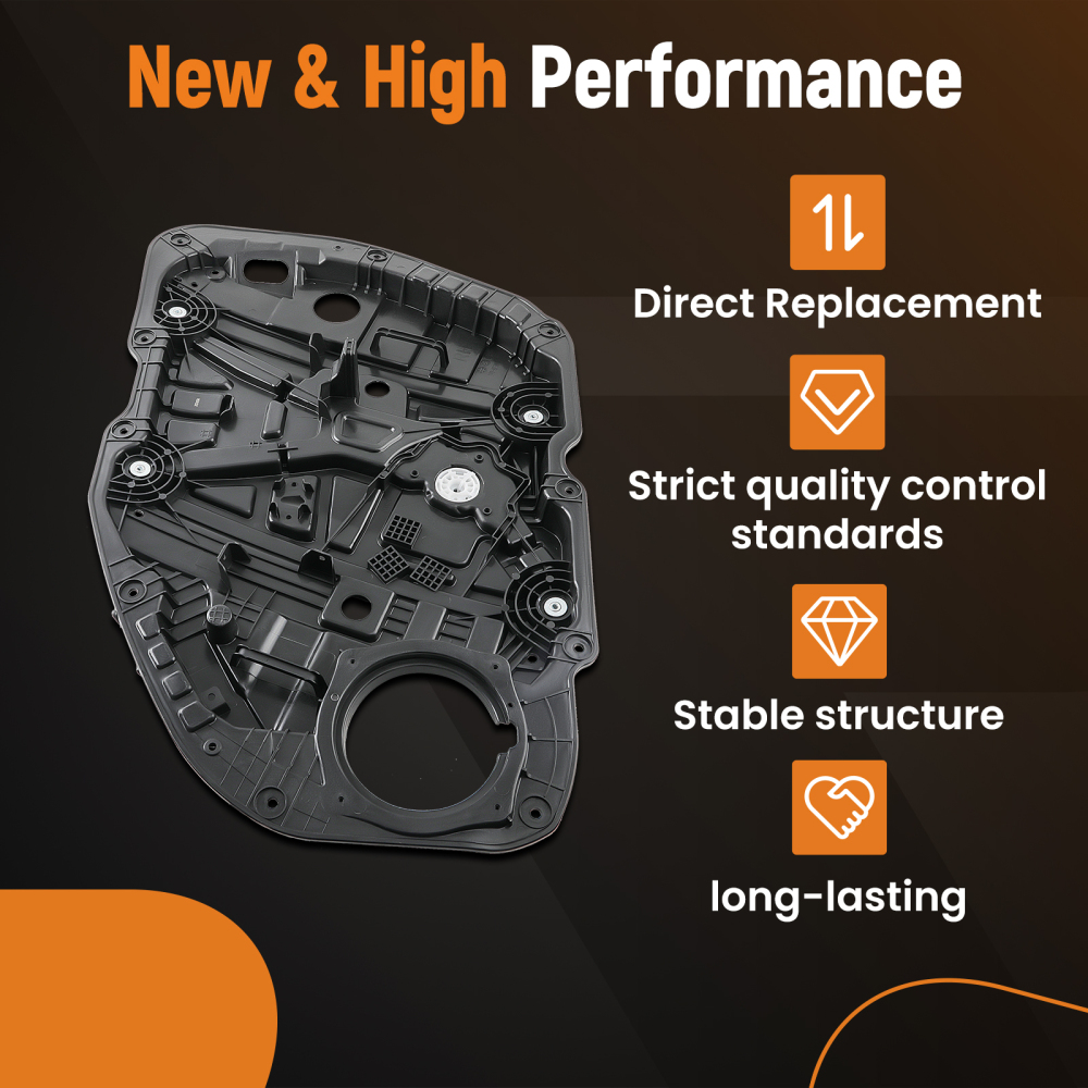 Front Right Passenger Door Window Regulator compatible for KIA Optima 2016-2020 82481D4000