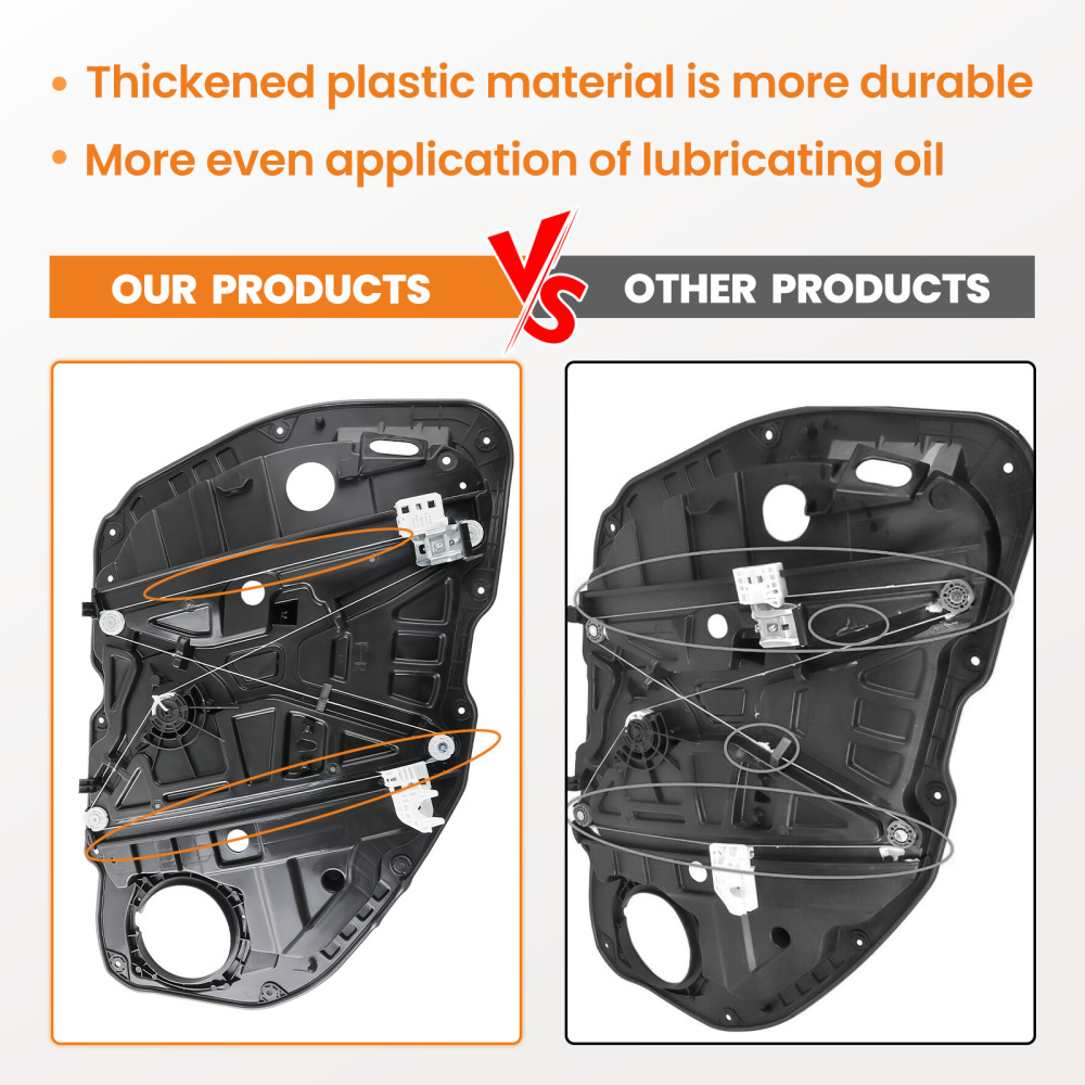 Front Right Passenger Door Window Regulator compatible for KIA Optima 2016-2020 82481D4000