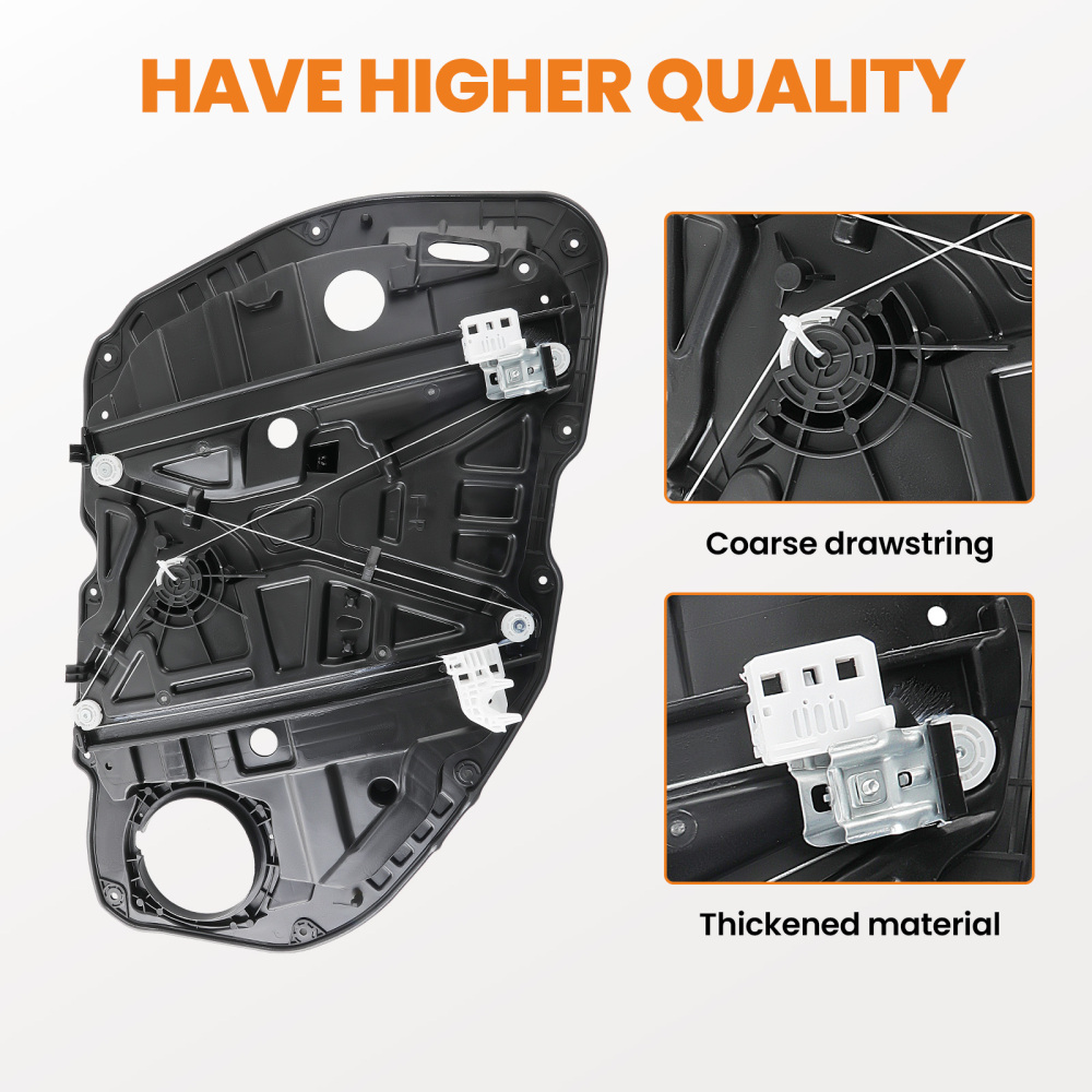 Front Right Passenger Door Window Regulator compatible for KIA Optima 2016-2020 82481D4000