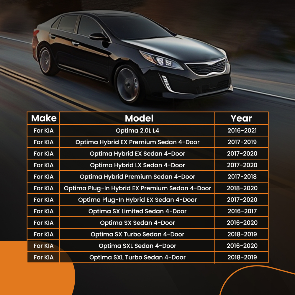 Front Right Passenger Door Window Regulator compatible for KIA Optima 2016-2020 82481D4000