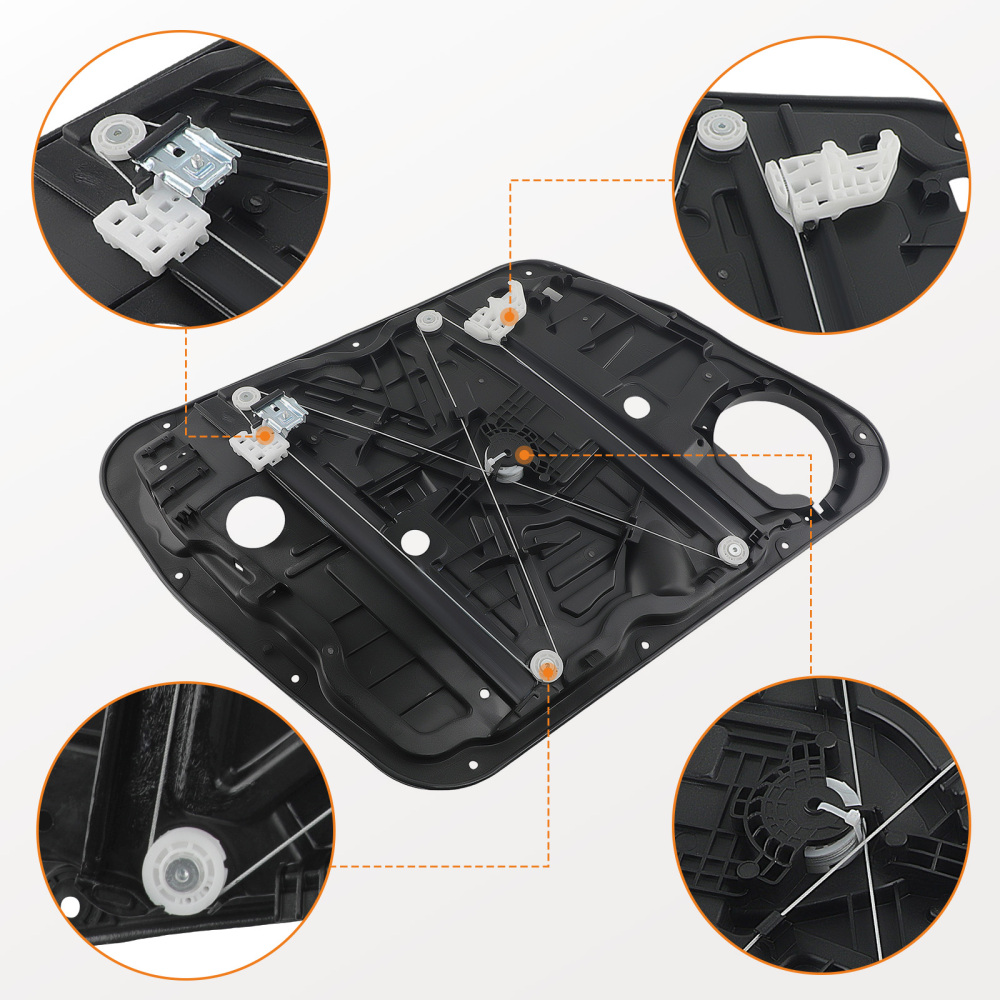 Front Door Right Passenger Power Window Regulator compatible for Kia Sportage 82481D9010