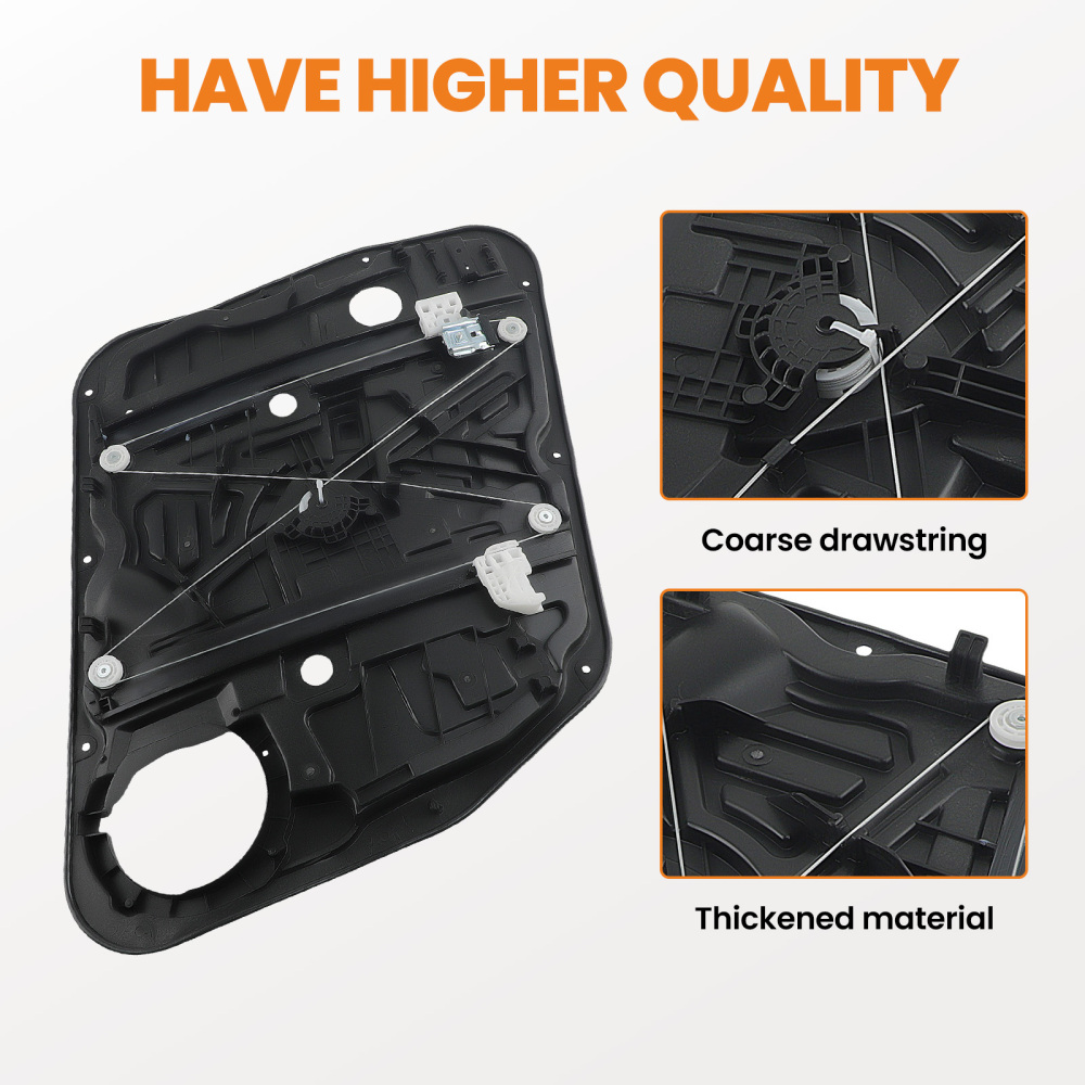 Front Door Right Passenger Power Window Regulator compatible for Kia Sportage 82481D9010