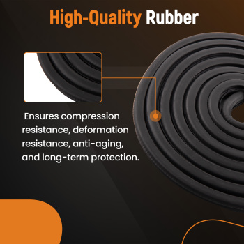 13.5ft Door Rubber Weatherstrip Seal compatible for Peterbilt 377 359 360 380 1986 - 2007