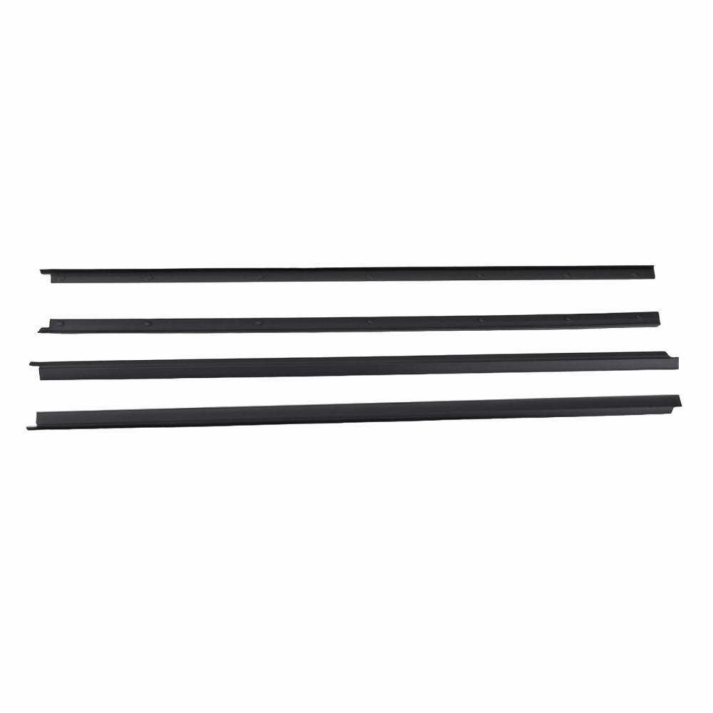 Door Window Belt Weatherstrip compatible for Nissan Pickup D21 Hardbody 1986-97 80821-01G00