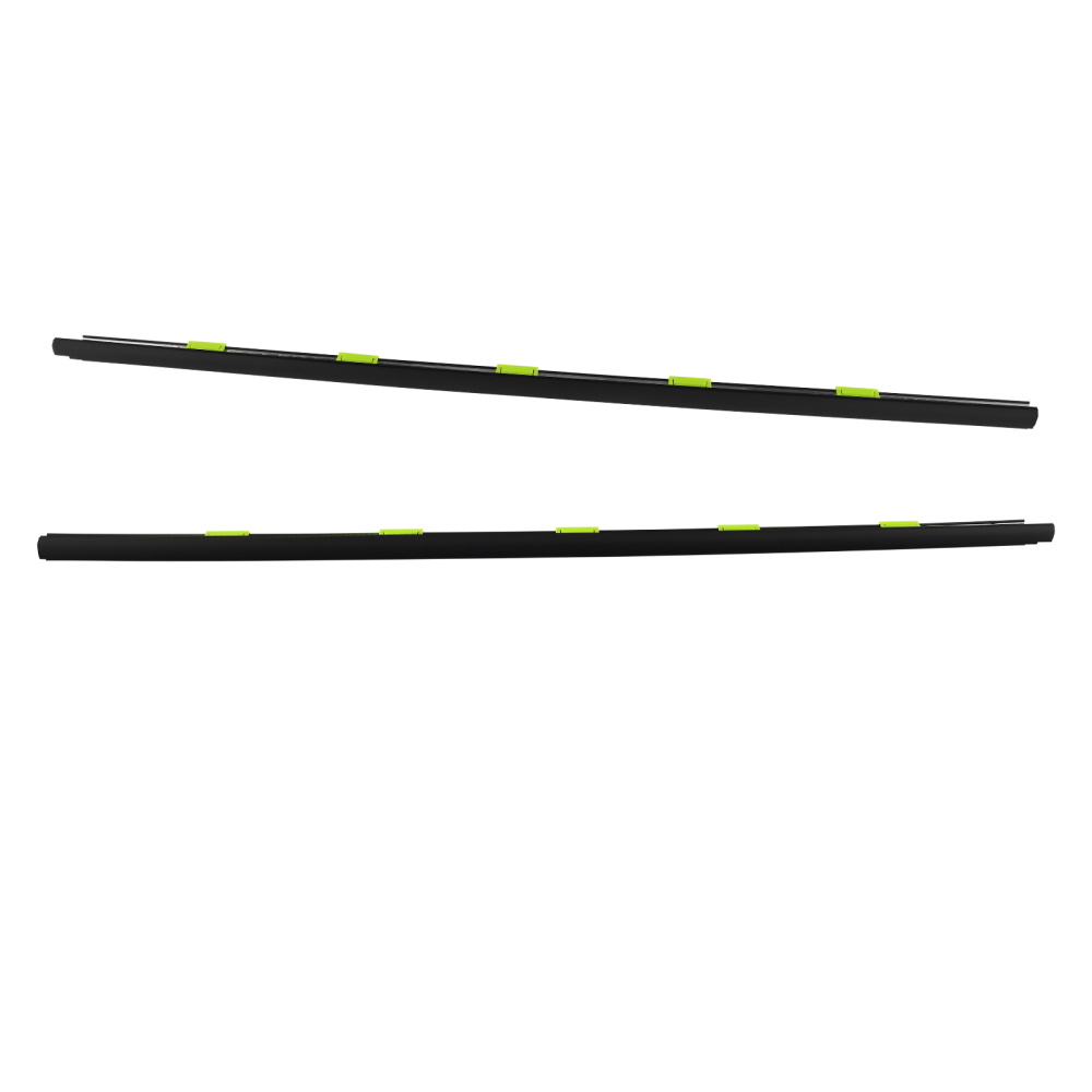 NEW Pair Door Window Weather MoldingFor compatible for HONDA 1996-200072410-S03-003