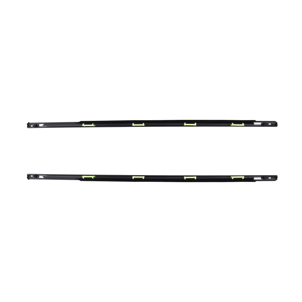 4PCS For 1996-2000 compatible for Honda Civic DX 4D Window Trim Glass Door Belt Rubber Black