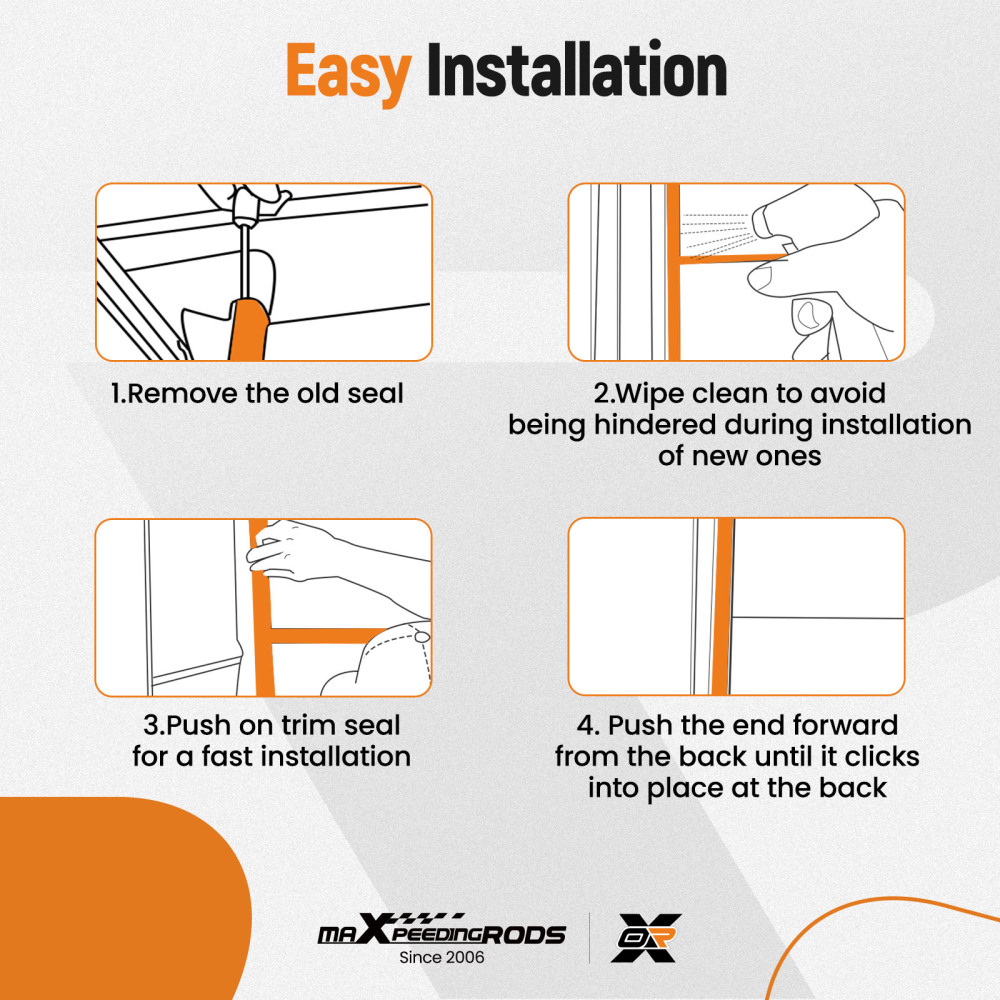 2x Rubber Black D-Seal WiperSeal Base Kit for 018-312-EKD for 018-341 EK