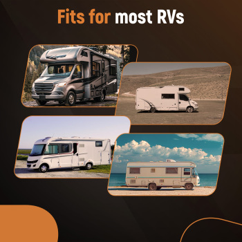 D-Seal RV Slide Out Seal RV Wiper Weather Stripping for 018-312-EKD Black