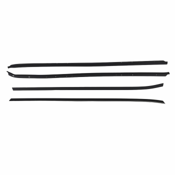 4Pcs LeftRight Weather Stripping Kit compatible for Chevy Camaro Pontiac Firebird 70-81