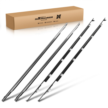 4x Window Glass Seals Door Belt Weather Strip compatible for Toyota LandCruiser 80 Series