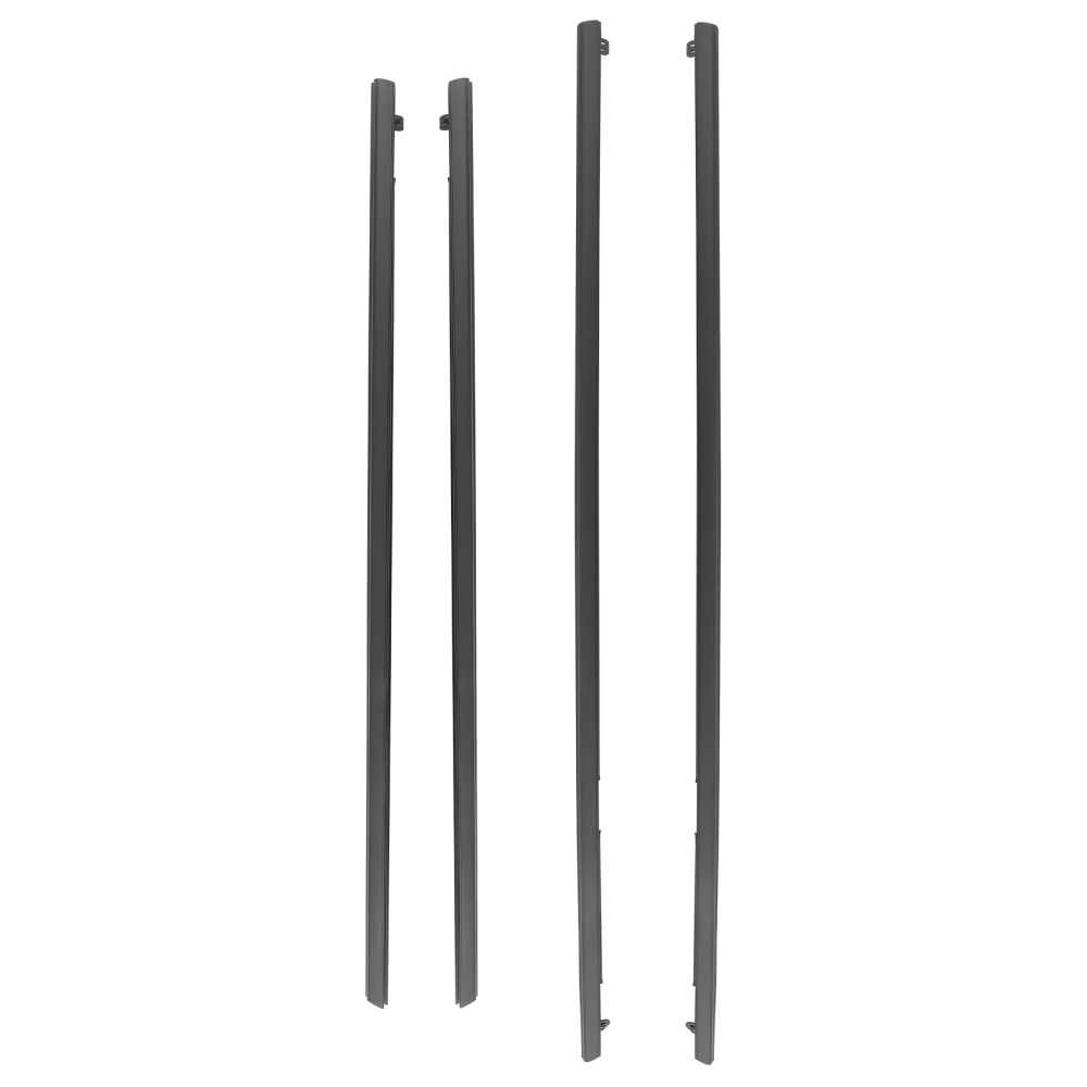 4X Lower Door Window Reveal Molding Weatherstrip For 08-09 compatible for Pontiac G8 GT GXP NEW