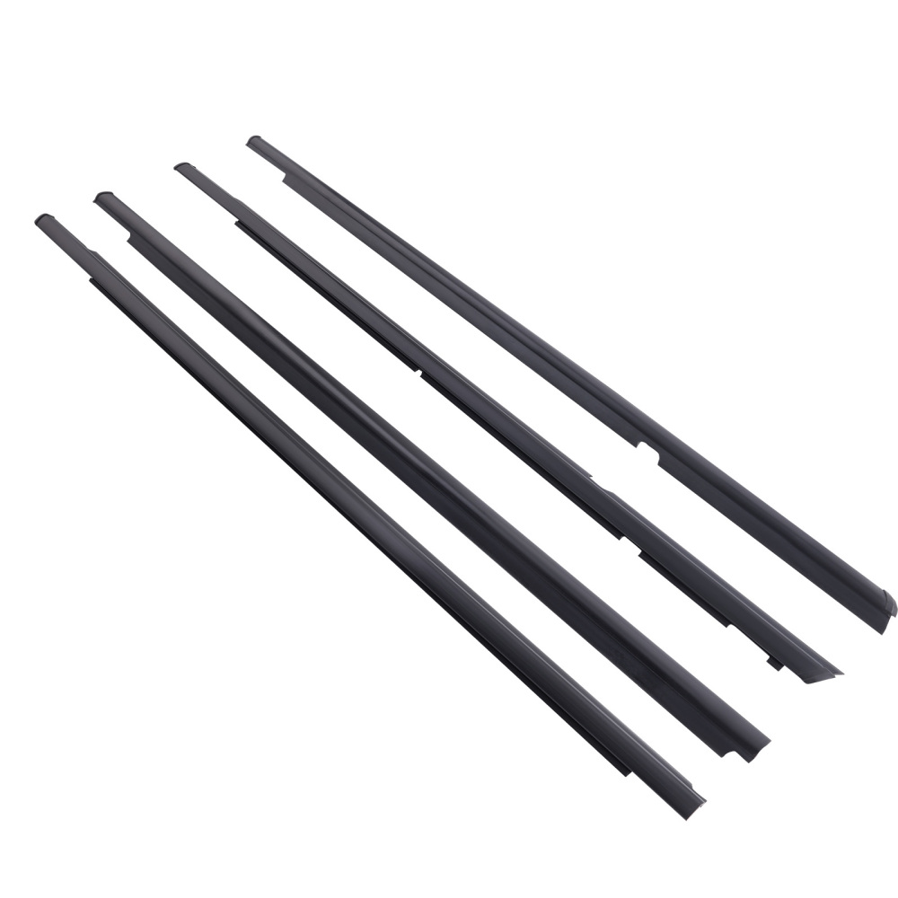 4x Car Outside Window Weatherstrip Seal Belt Molding compatible for Mitsubishi Lancer 08-17