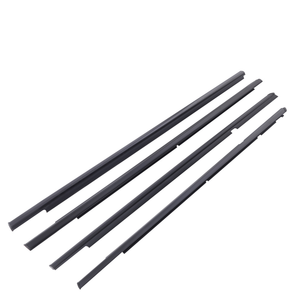 4x Car Outside Window Weatherstrip Seal Belt Molding compatible for Mitsubishi Lancer 08-17