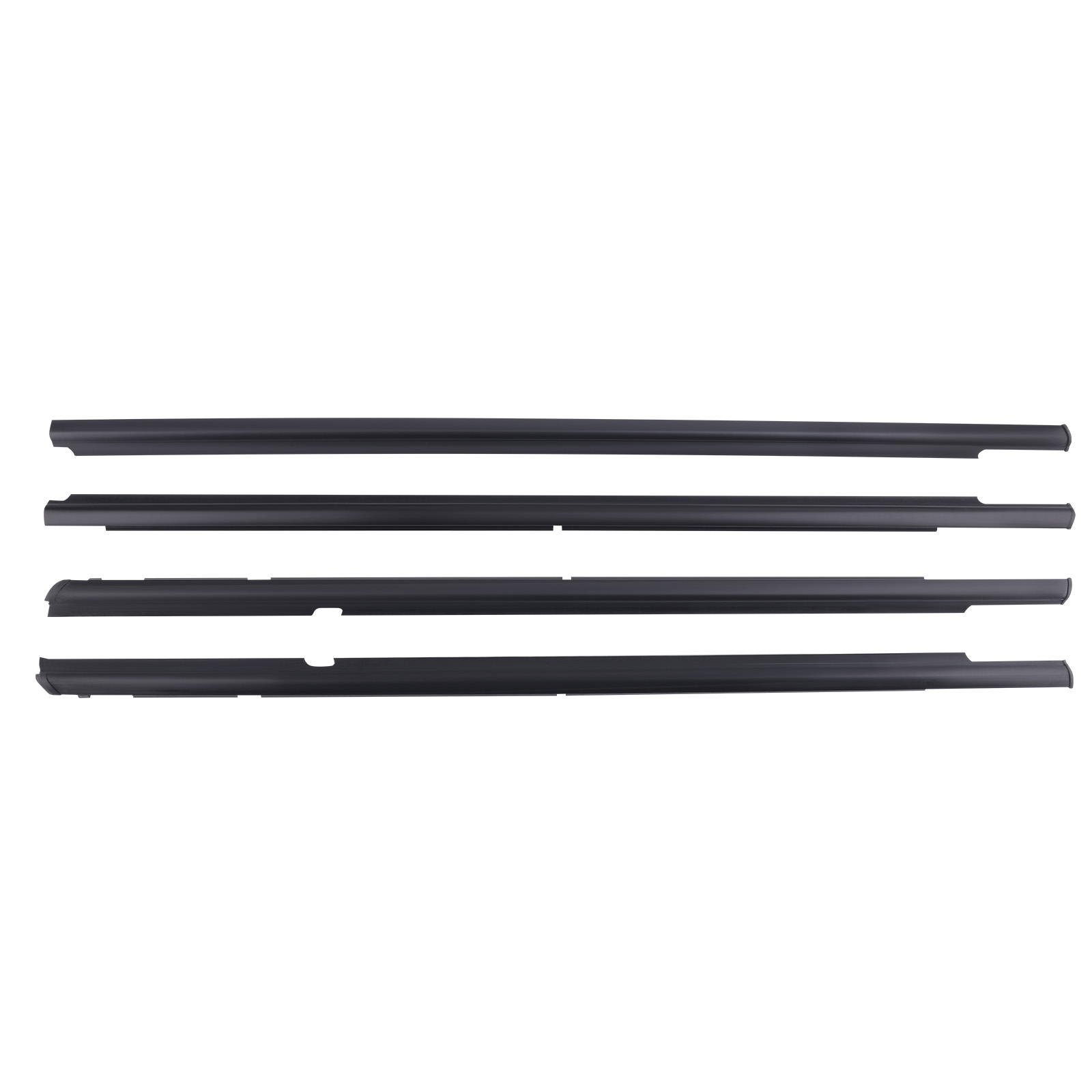 4x Car Outside Window Weatherstrip Seal Belt Molding compatible for Mitsubishi Lancer 08-17-image-WSB-7A005-4