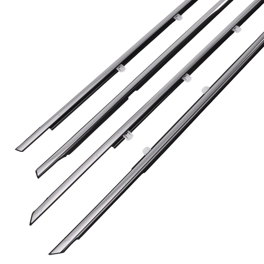 4pc Window Sweep Belt Set compatible for Honda Accord 2008-2012 72910-TA0-A01 FrontRear