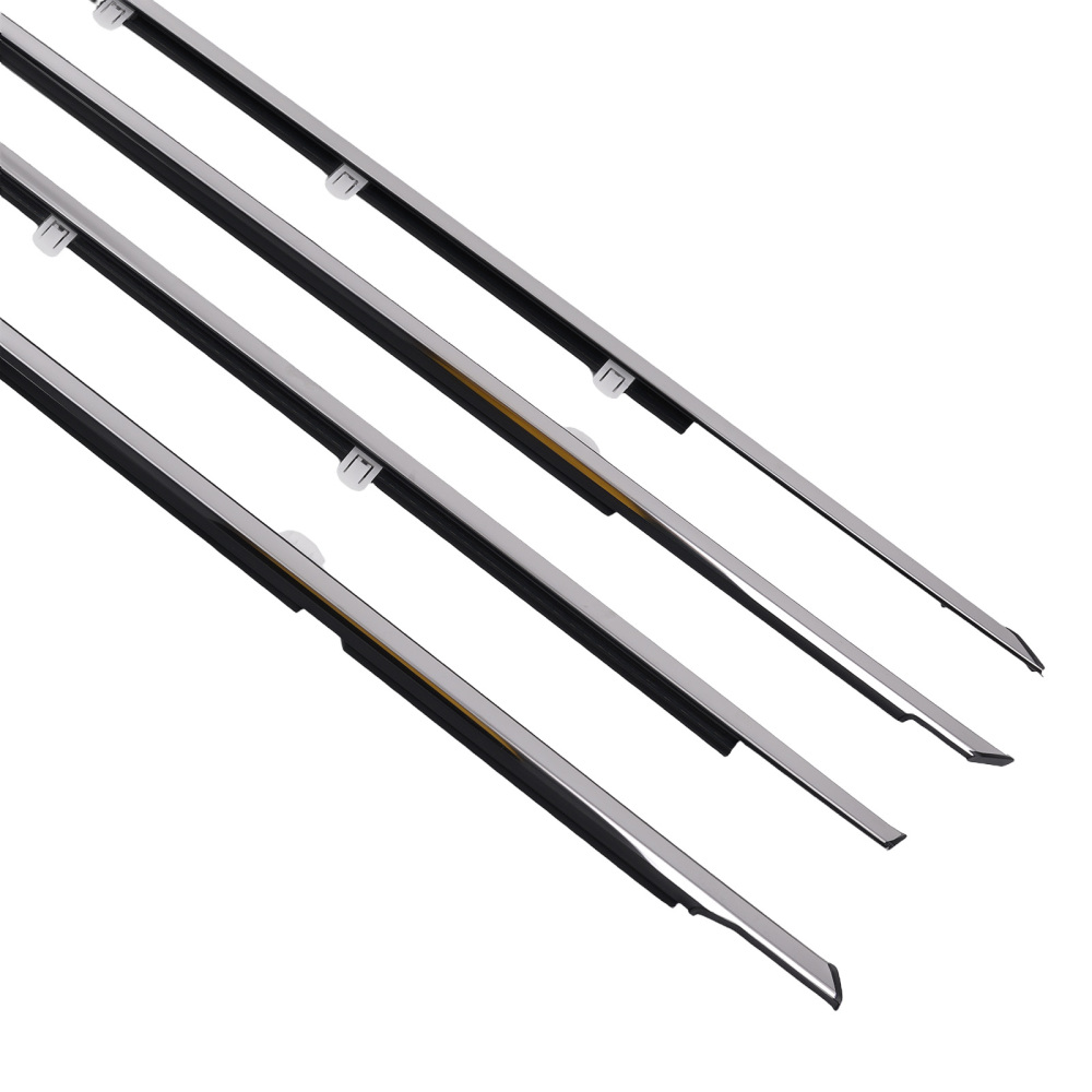 4pc Window Sweep Belt Set compatible for Honda Accord 2008-2012 72910-TA0-A01 FrontRear