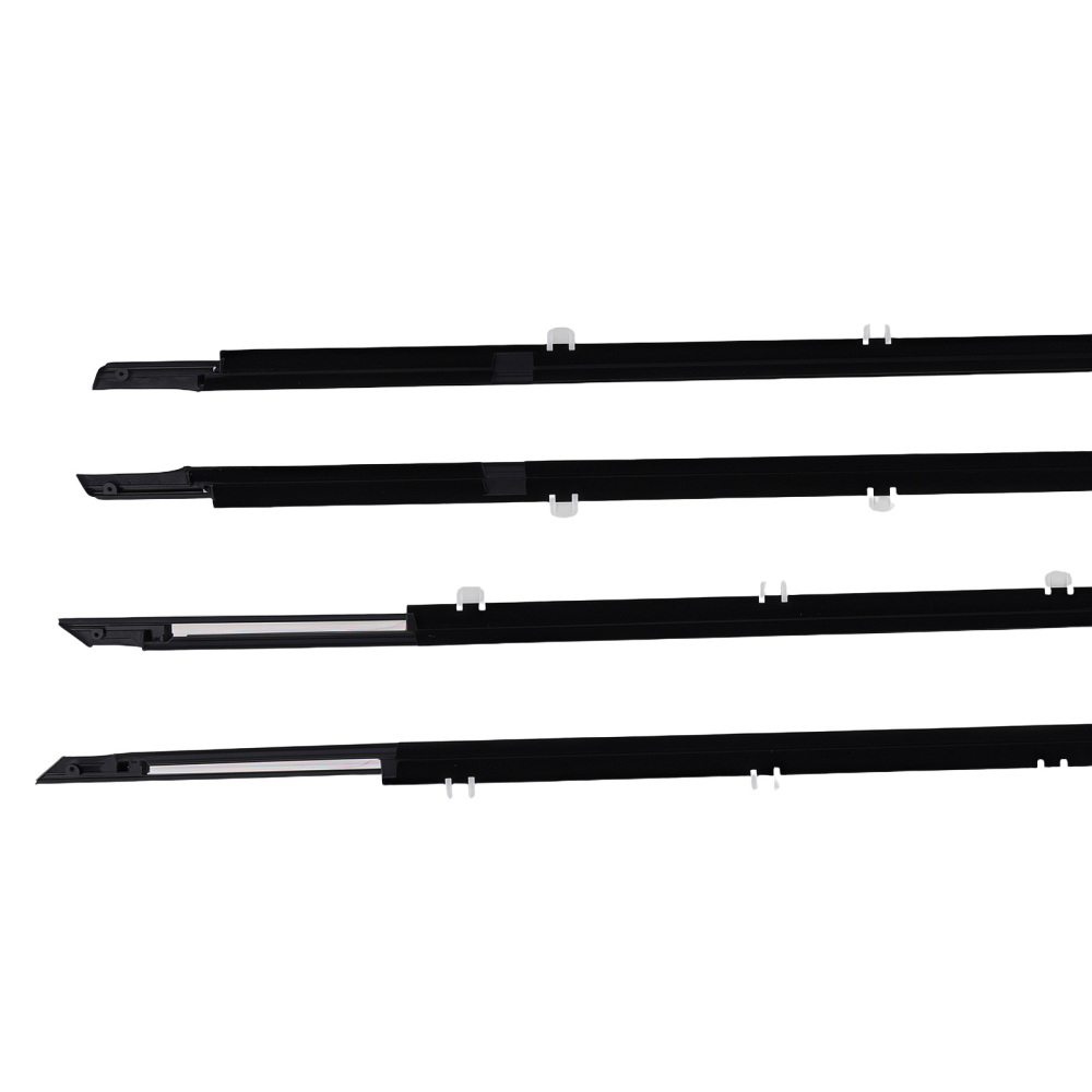 4pc Window Sweep Belt Set compatible for Honda Accord 2008-2012 72910-TA0-A01 FrontRear