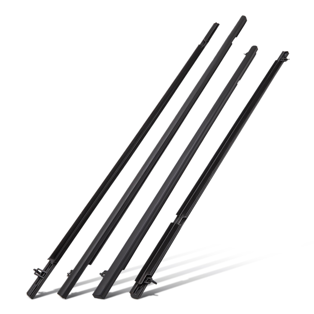 4x Car Weatherstrip Window Moulding Trim Seal Belt compatible for Honda Civic 2010 2011
