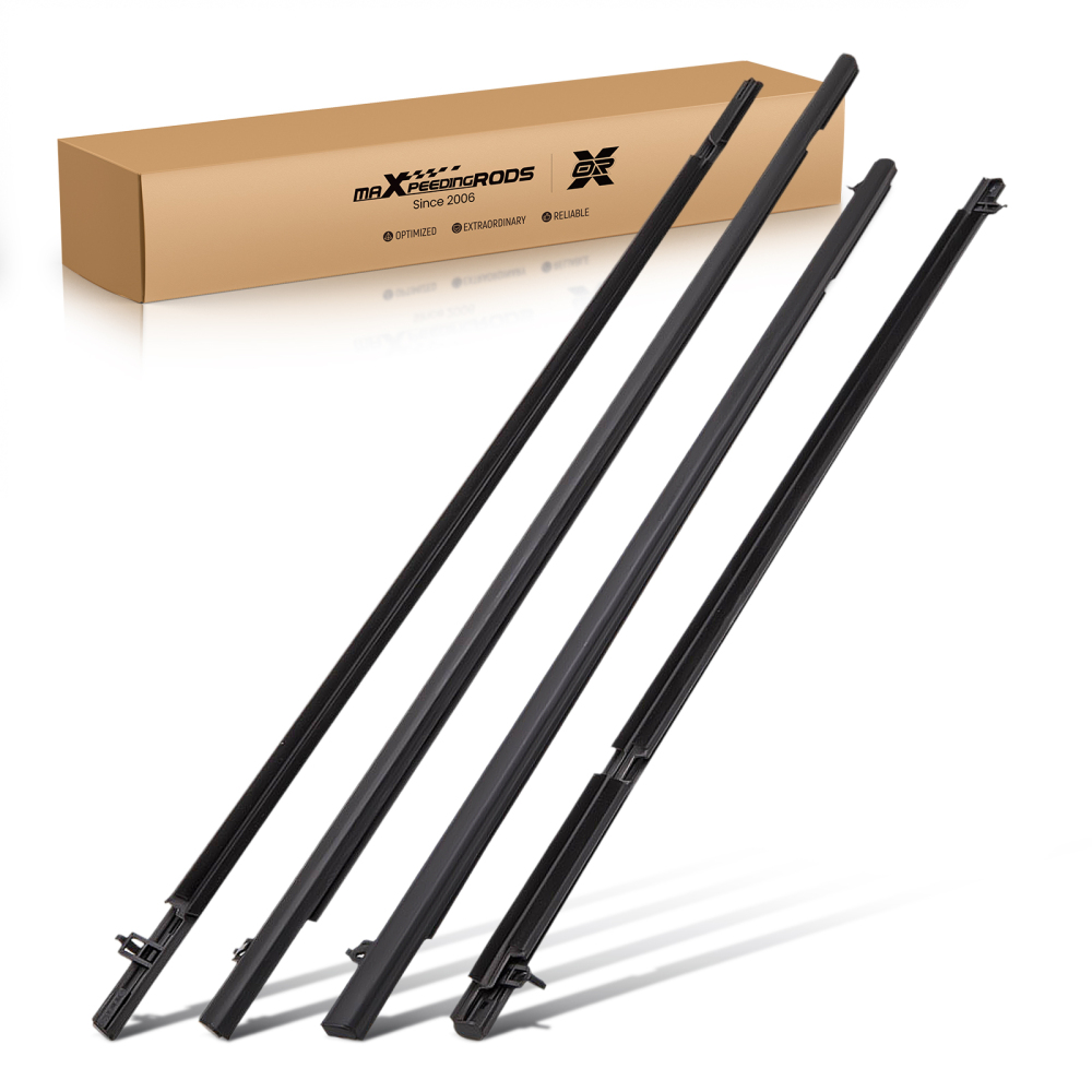 4x Car Weatherstrip Window Moulding Trim Seal Belt compatible for Honda Civic 2010 2011