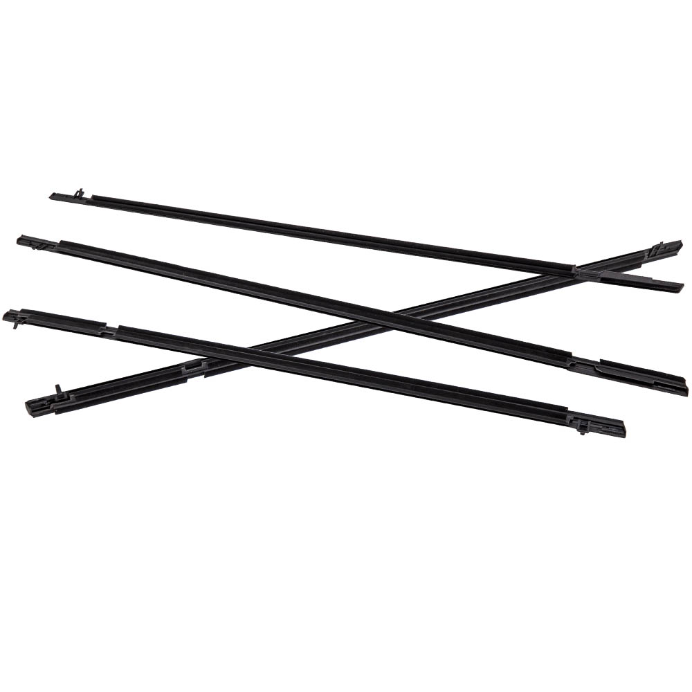 4x Car Weatherstrip Window Moulding Trim Seal Belt compatible for Honda Civic 2010 2011-image-WSB-CIV0611