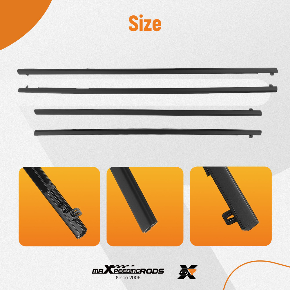 Window Belt Mould Rubber Seal Strips compatible for Holden Commodore VE VF SEDAN V6 V8