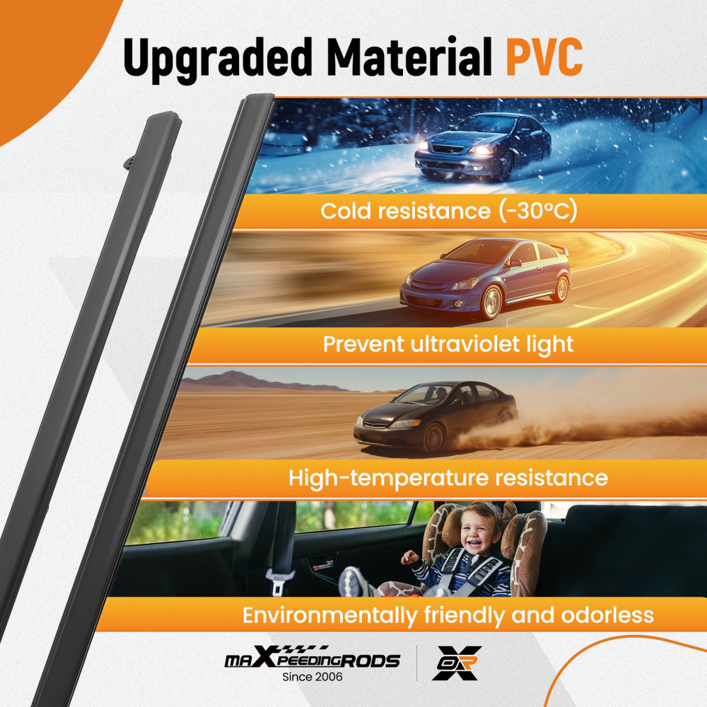 Window Belt Mould Rubber Seal Strips compatible for Holden Commodore VE VF SEDAN V6 V8