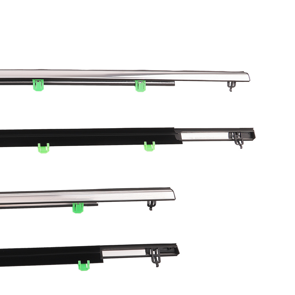 4pcs Outside Window Glass Seals Belt Door Weatherstrip compatible for Honda CR-V 2007-2011