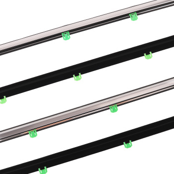 4pcs Outside Window Glass Seals Belt Door Weatherstrip compatible for Honda CR-V 2007-2011