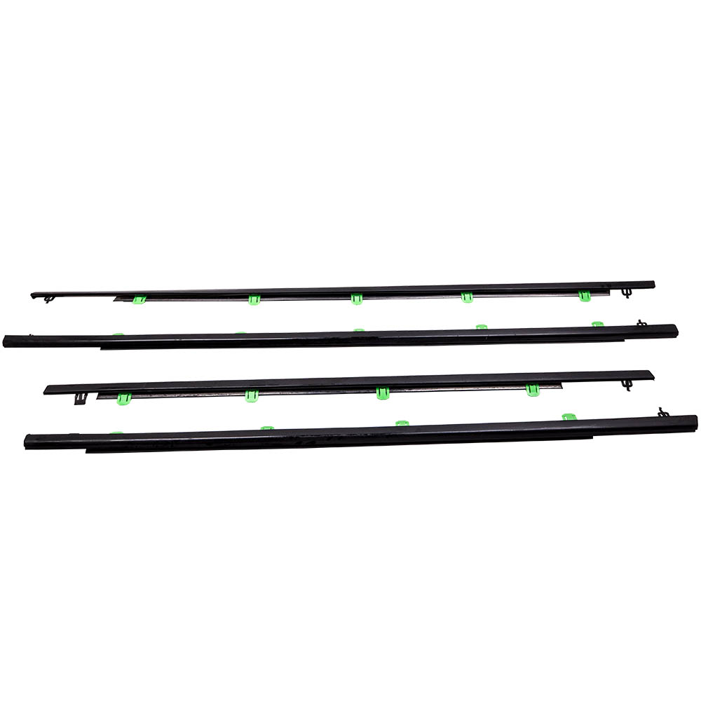 4pcs Outside Window Glass Seals Belt Door Weatherstrip compatible for Honda CR-V 2007-2011-image-WSB-CRV0711